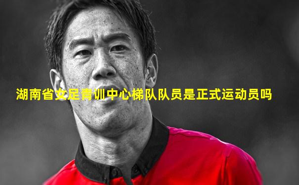 湖南省女足青训中心梯队队员是正式运动员吗